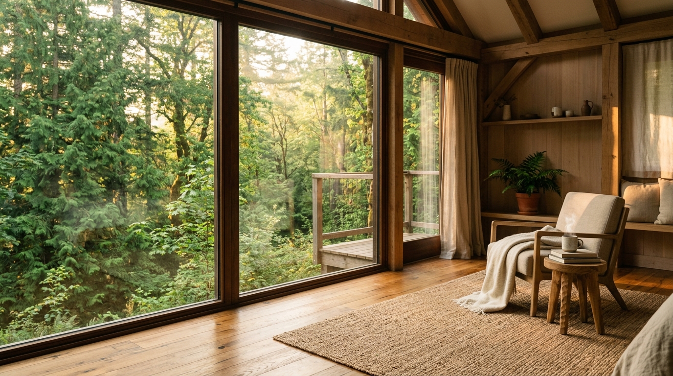 Atmosphärischer Retreat-Raum